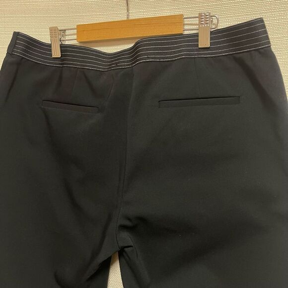 Amanda +Chelsea Woman’s Black Cotton Pants Sz 10 - Picture 4 of 8